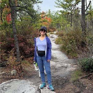 Columbia Blue and Gray Capri Pants